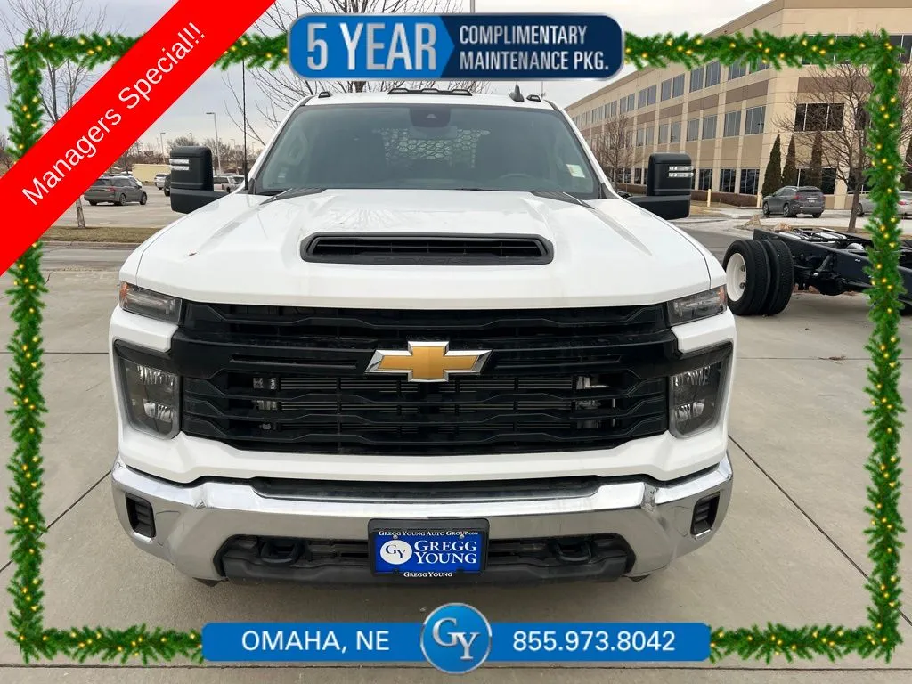 White 2025 Chevrolet Silverado 3500HD Work Truck for sale in Omaha, NE