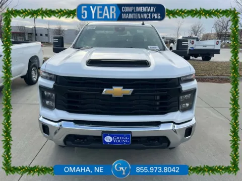 White 2025 Chevrolet Silverado 2500HD Work Truck for sale in Omaha, NE