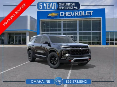 Black 2026 Chevrolet Traverse Z71 for sale in Omaha, NE