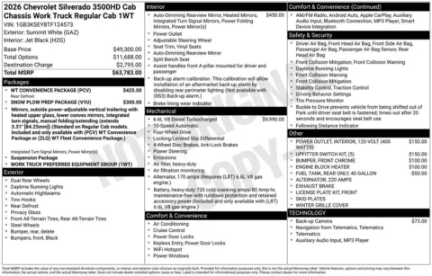 Photos of 2026 Chevrolet Silverado 3500HD Work Truck for sale in Omaha, NE at Gregg Young Chevrolet of Omaha