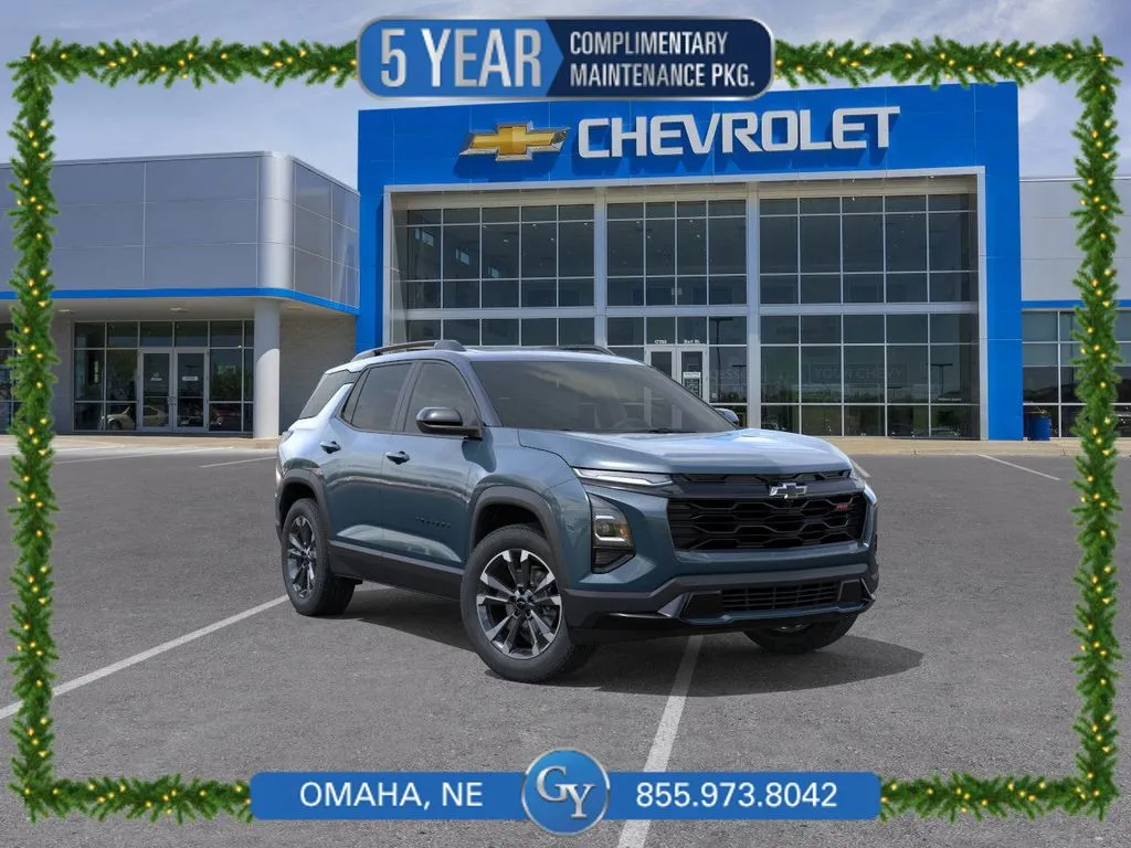 Blue 2026 Chevrolet Equinox RS for sale in Omaha, NE