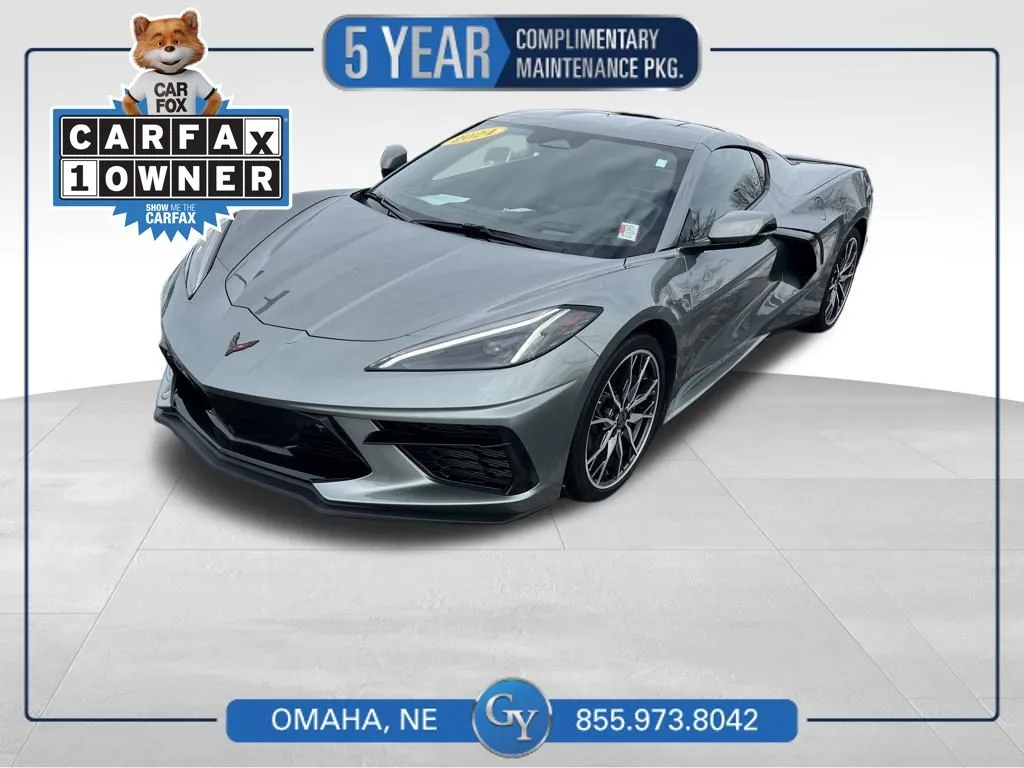 Gray 2024 Chevrolet Corvette Stingray for sale in Omaha, NE