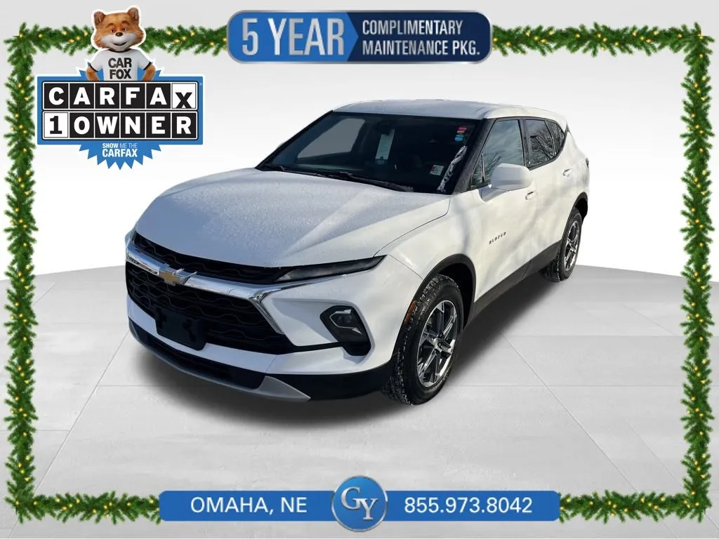 White 2023 Chevrolet Blazer LT for sale in Omaha, NE