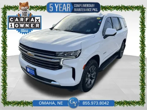White 2021 Chevrolet Tahoe LT for sale in Omaha, NE