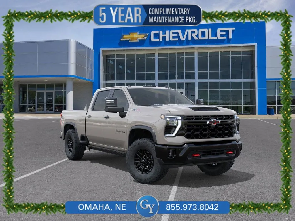 White 2026 Chevrolet Silverado 2500HD ZR2 for sale in Omaha, NE