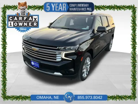 Black 2021 Chevrolet Suburban High Country for sale in Omaha, NE