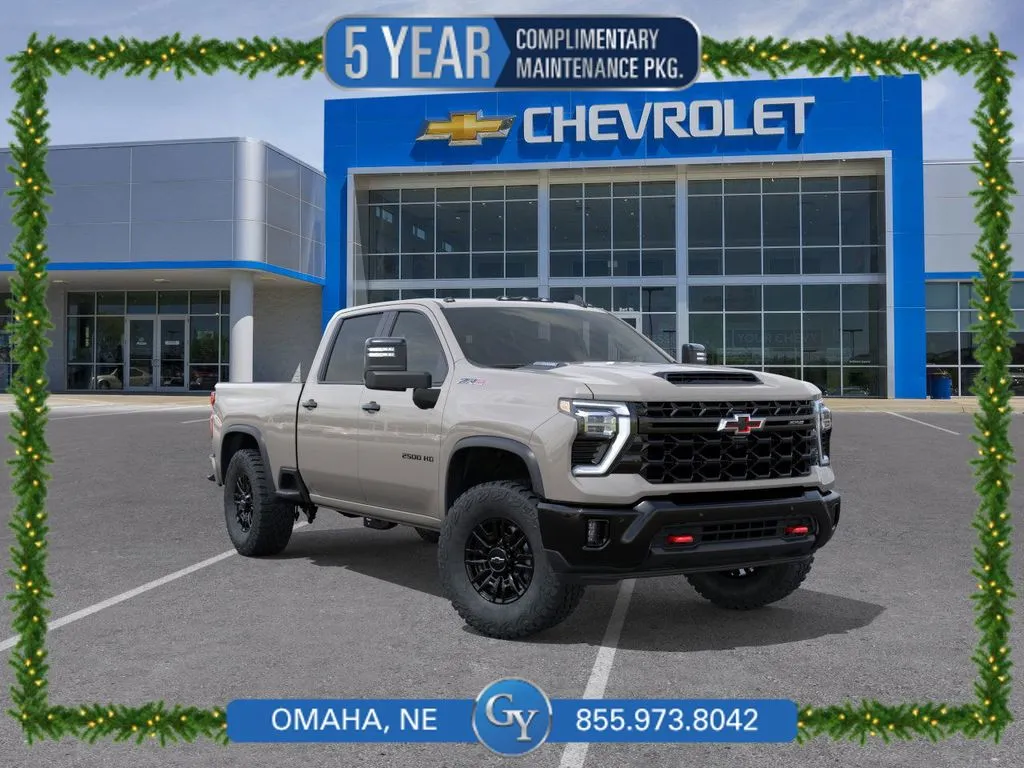 White 2026 Chevrolet Silverado 2500HD ZR2 for sale in Omaha, NE