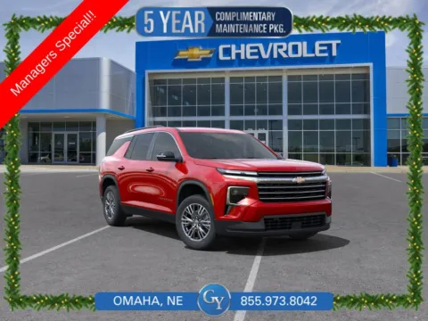 Red 2025 Chevrolet Traverse LT for sale in Omaha, NE