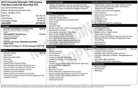 Photos of 2019 Chevrolet Silverado 1500 Custom Trail Boss for sale in Omaha, NE at Gregg Young Chevrolet - Omaha