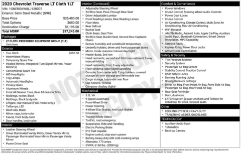 Photos of 2020 Chevrolet Traverse LT for sale in Omaha, NE at Gregg Young Chevrolet - Omaha