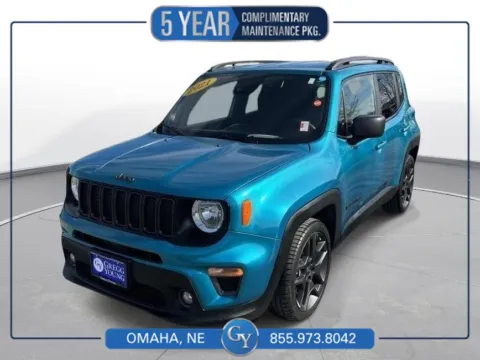 Silver 2021 JEEP RENEGADE LATITU 80th Edition for sale in Omaha, NE