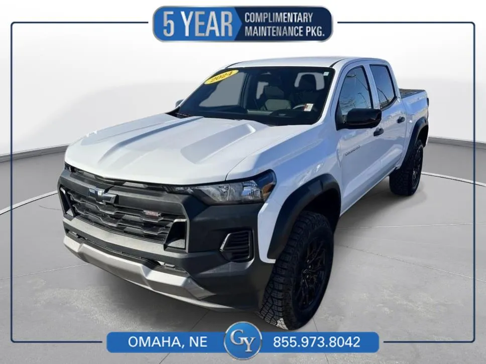 White 2024 Chevrolet Colorado 4WD Trail Boss for sale in Omaha, NE