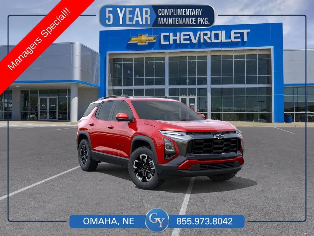 Red 2026 Chevrolet Equinox ACTIV for sale in Omaha, NE