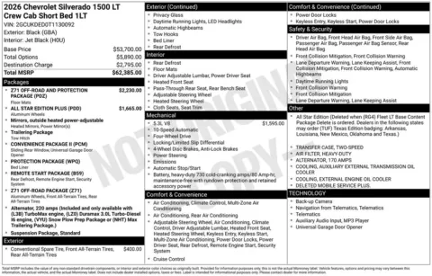 Photos of 2026 Chevrolet Silverado 1500 LT for sale in Omaha, NE at Gregg Young Chevrolet - Omaha