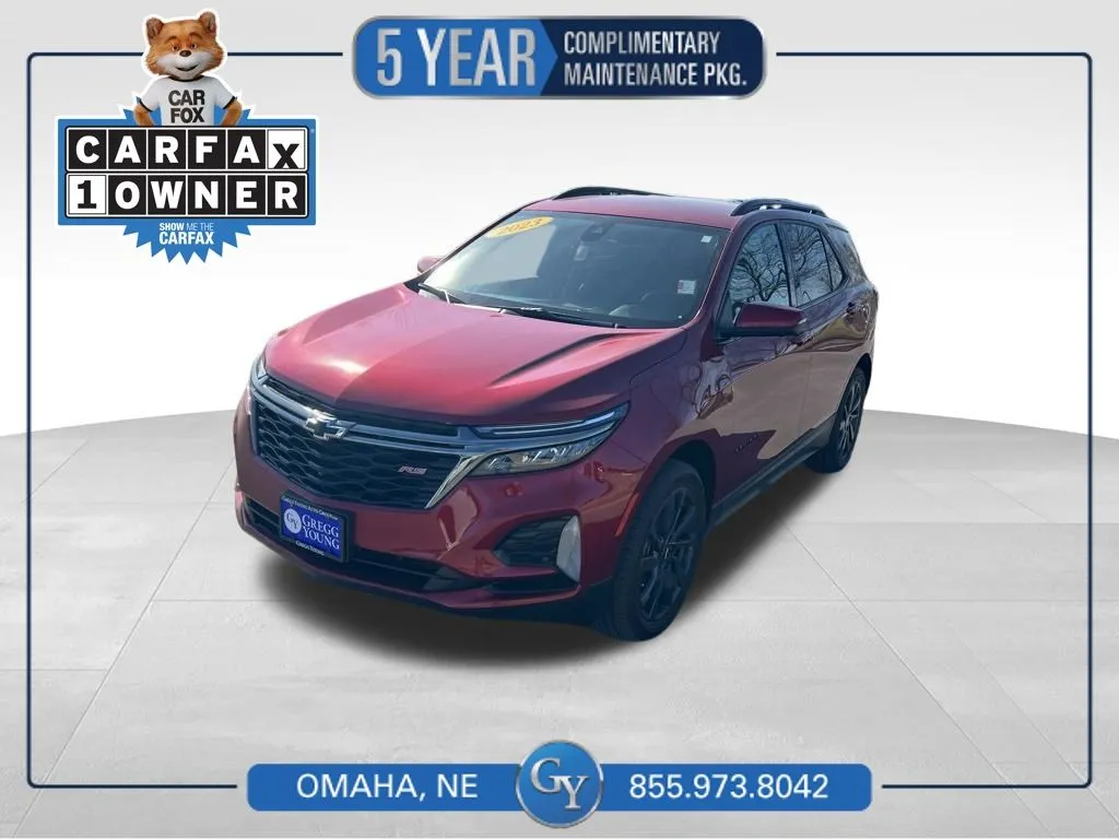 Red 2023 Chevrolet Equinox RS for sale in Omaha, NE