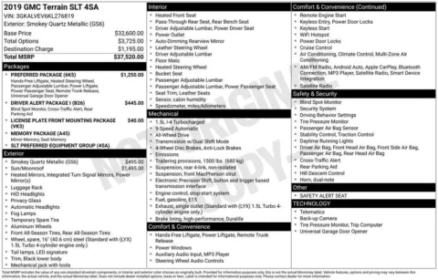 Photos of 2019 GMC Terrain SLT for sale in Omaha, NE at Gregg Young Chevrolet - Omaha