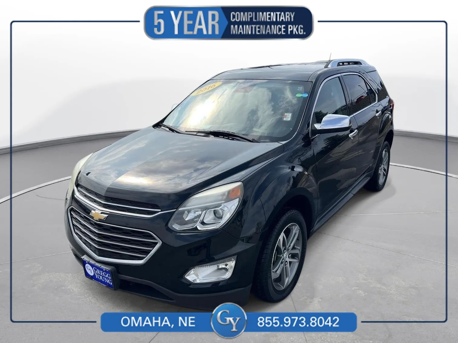 Black 2016 CHEVROLET EQUINOX LTZ for sale in Omaha, NE