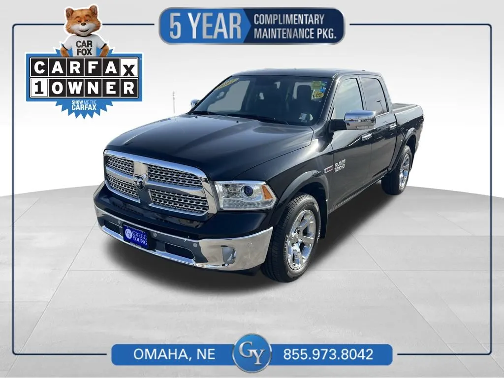 Black 2017 Ram 1500 Laramie for sale in Omaha, NE