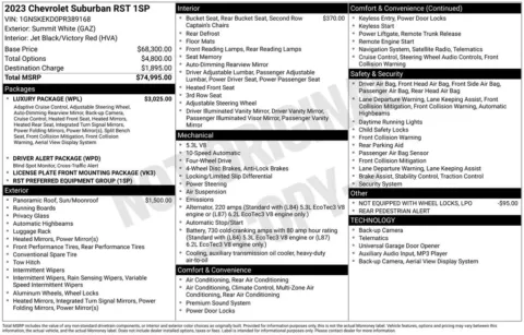 Photos of 2023 Chevrolet Suburban RST for sale in Omaha, NE at Gregg Young Chevrolet of Omaha