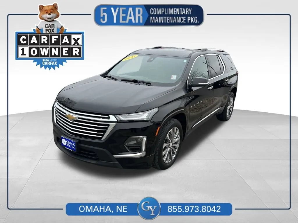 Black 2023 Chevrolet Traverse Premier for sale in Omaha, NE