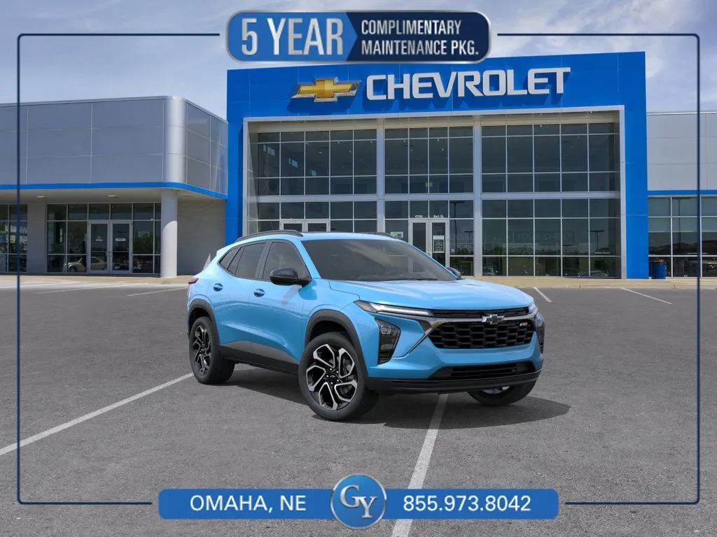 Blue 2026 Chevrolet Trax 2RS for sale in Omaha, NE
