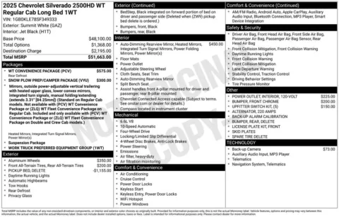 Photos of 2025 Chevrolet Silverado 2500HD Work Truck for sale in Omaha, NE at Gregg Young Chevrolet of Omaha