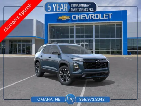 Blue 2026 Chevrolet Equinox RS for sale in Omaha, NE