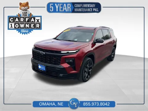 Red 2025 Chevrolet Traverse RS for sale in Omaha, NE