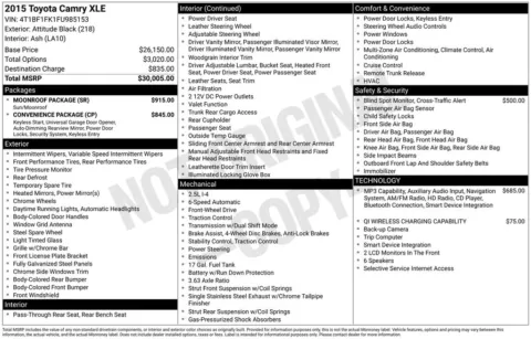 Photos of 2015 Toyota Camry for sale in Omaha, NE at Gregg Young Chevrolet of Omaha