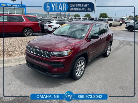Red 2022 Jeep Compass Latitude Lux for sale in Omaha, NE
