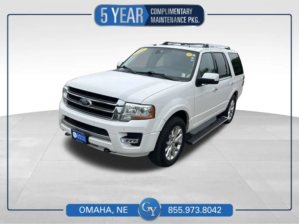 White 2015 Ford Expedition Limited for sale in Omaha, NE