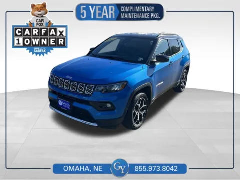Blue 2025 Jeep Compass Limited for sale in Omaha, NE