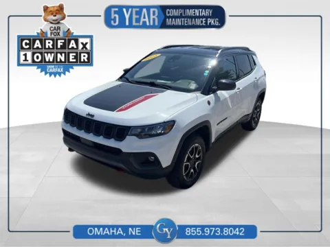 White 2025 Jeep Compass Trailhawk for sale in Omaha, NE