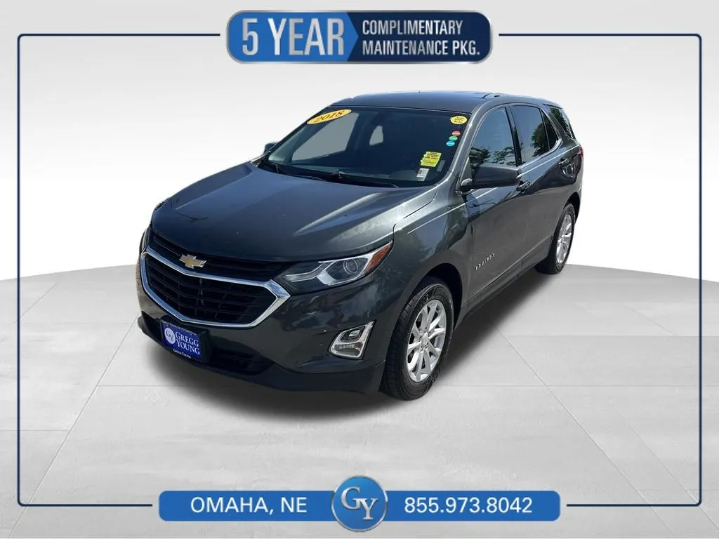Gray 2018 Chevrolet Equinox LT for sale in Omaha, NE