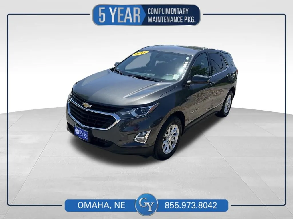 Gray 2018 Chevrolet Equinox LT for sale in Omaha, NE