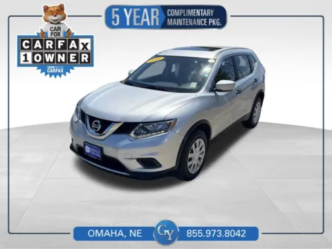 Silver 2016 Nissan Rogue S for sale in Omaha, NE