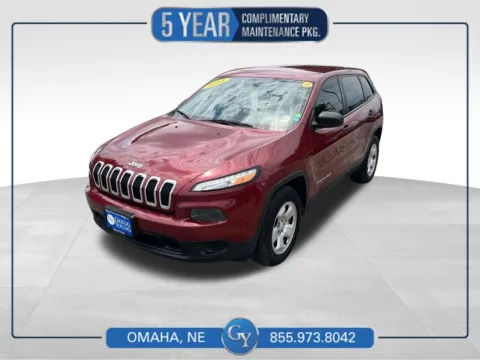 Red 2014 Jeep Cherokee Sport for sale in Omaha, NE