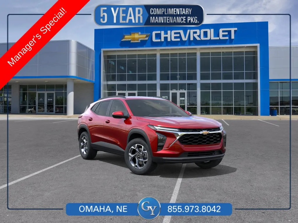 Red 2026 Chevrolet Trax LT for sale in Omaha, NE