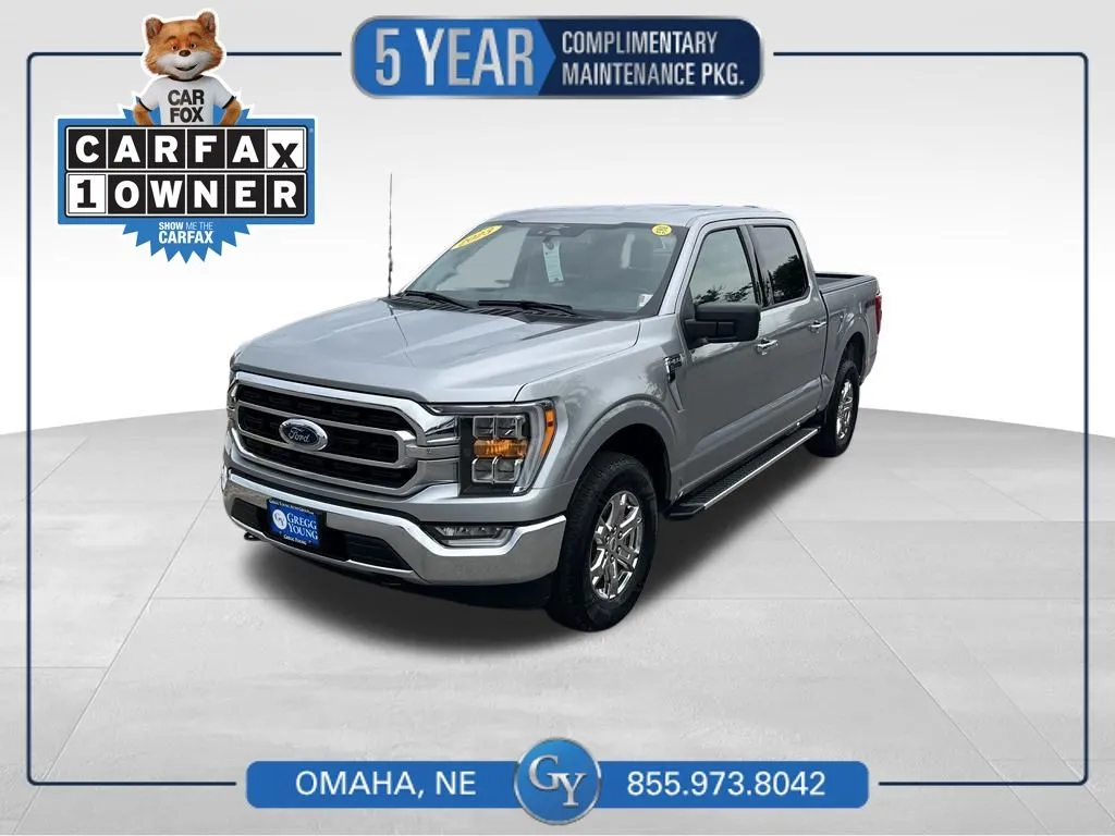 Silver 2023 Ford F-150 XLT for sale in Omaha, NE
