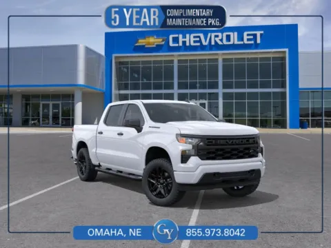 White 2026 Chevrolet Silverado 1500 Custom for sale in Omaha, NE