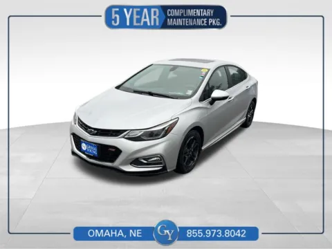 Silver 2017 Chevrolet Cruze LT for sale in Omaha, NE