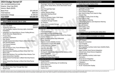 Photos of 2024 Dodge Hornet GT for sale in Omaha, NE at Gregg Young Chevrolet of Omaha