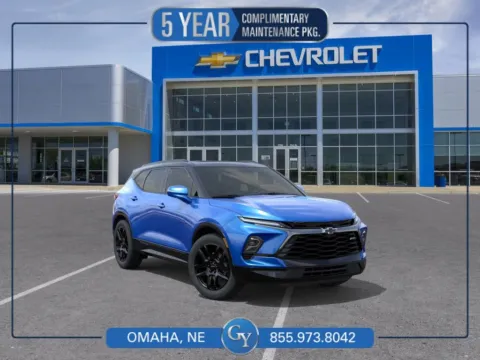 Blue 2026 Chevrolet Blazer RS for sale in Omaha, NE