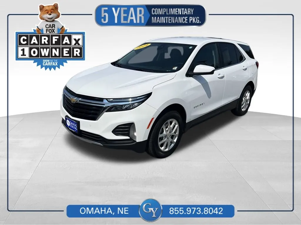 White 2024 Chevrolet Equinox LT for sale in Omaha, NE