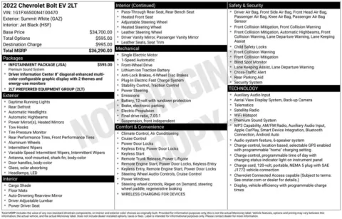 Photos of 2022 Chevrolet Bolt EV 2LT for sale in Omaha, NE at Gregg Young Chevrolet of Omaha