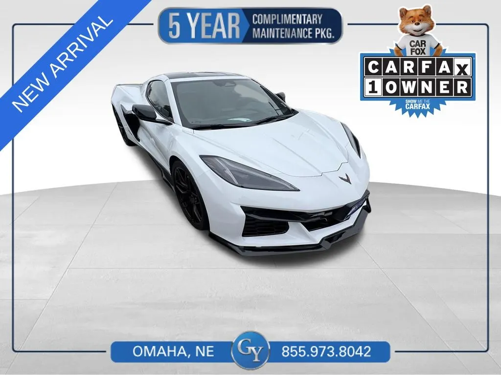 White 2025 Chevrolet Corvette Z06 for sale in Omaha, NE