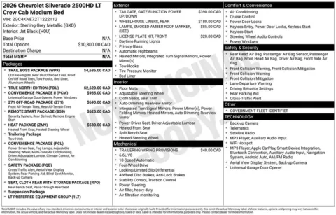 Photos of 2026 Chevrolet Silverado 2500 HD LT for sale in Omaha, NE at Gregg Young Chevrolet of Omaha