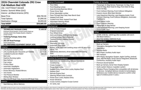 Photos of 2026 Chevrolet Colorado ZR2 for sale in Omaha, NE at Gregg Young Chevrolet of Omaha