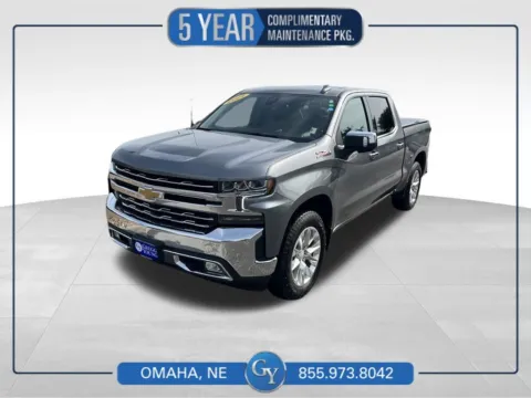 Gray 2021 Chevrolet Silverado 1500 LTZ for sale in Omaha, NE