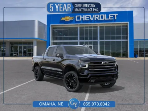 Black 2026 Chevrolet Silverado 1500 High Country for sale in Omaha, NE